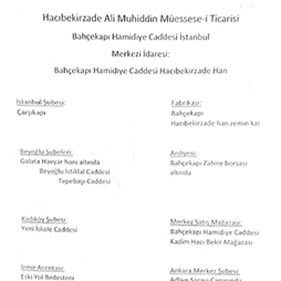 1929-Eski Türkçe Reklam