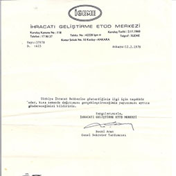 1979 İhracatı Geliştirme Etüd Merkezi